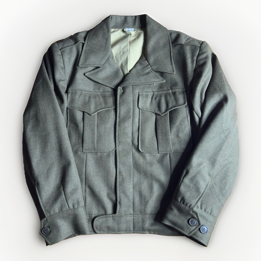 What Price Glory WWII Army Eisenhower Ike Jacket Mens 38R 100% Wool Reproduction